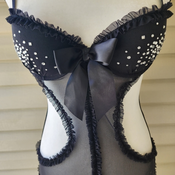 Victoria's Secret black sexy little thing sleep wear - Picture 5 of 12